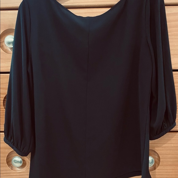 Banana Republic Black 3/4 sleeves blouse - Picture 2 of 4
